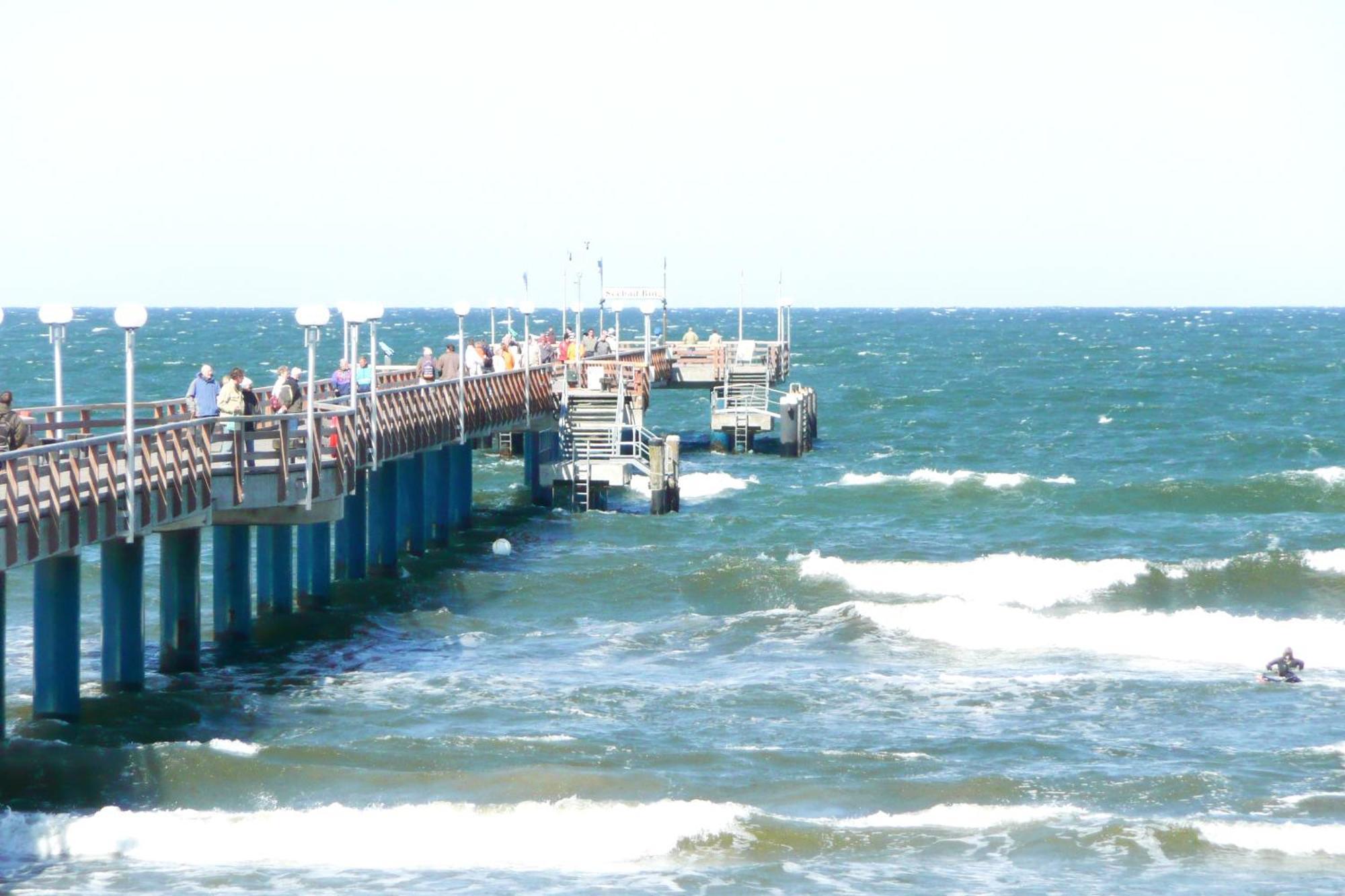 Aparthotel Ostsee Fewo 36 Balkon, Meerblick, Strand Binz Bagian luar foto